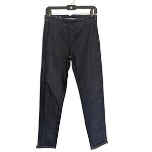 POLO Ralph Lauren Women Jeans, Dark Wash Side Zipper Pull-On Jeans, Sz 6